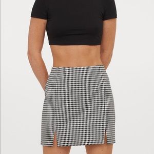 Houndstooth Mini Skirt